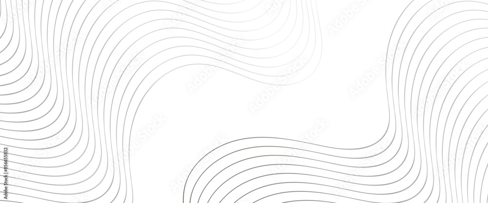 Aufkleber vector wavy thin lines pattern, simple abstract geometric transparent background, abstract black wav