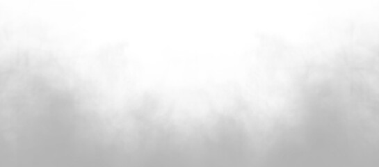 Realistic grey smoke effect isolated on transparent white background. Floating white misty fog. Smoke texture raising.  Steam explosion special effect. Design element © fatima