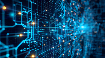 A detailed analysis of a computer network using AI tools. technology AI