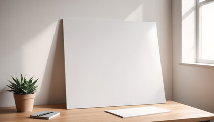 Mock Up White Board For Design Presentation