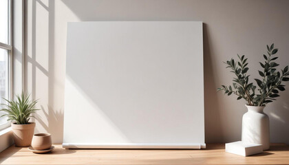 Mock Up White Board For Design Presentation