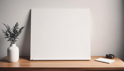 Fototapeta premium White Board Mock Up 
