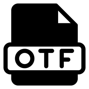otf glyph icon vector illustration  isolated on white background