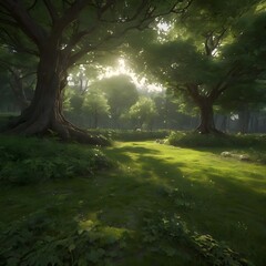 Fototapeta premium morning in the forest