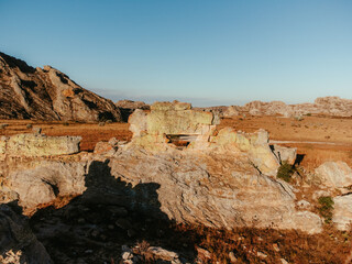 The Isalo valley, with the queen and the window