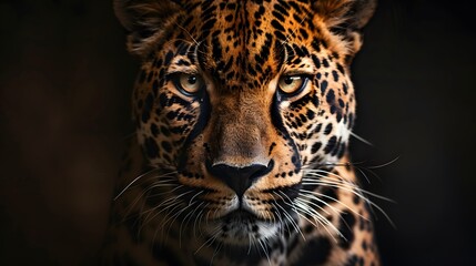 Obraz premium potraits of Black jaguar