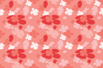 Flower Seamless Pattern on Muster Background Vintage 70s Style Flower Background Illustration. Colorful Pastel Color Groovy Artwork Bundle, Y2k Nature Backgrounds With Spring Plants.