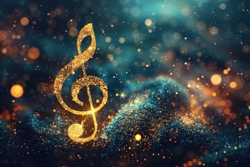 A sharp music note icon on a solid background