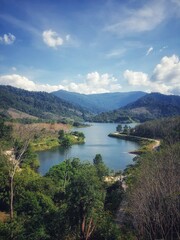 lake in the mountains