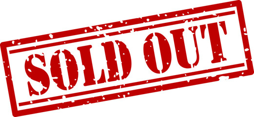 Grunge Sold Out Stamp