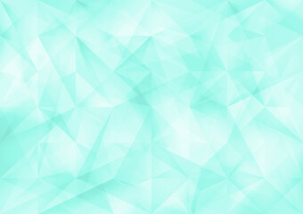 幾何学模様のテクスチャ背景（青緑）