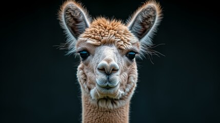 Obraz premium Cute Llama Face