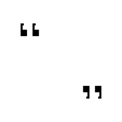 Quote Box Frame. Quote Symbol and Mark Quote. Texting Quote Box. Comment, Text Box. Vector Icon