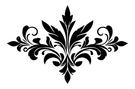 recommend clip art: Decorative corners and dividers frame silhouette vector illustration. Funky Decor Spear Divider and Frame Banners. Decorative elements