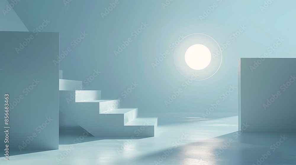 Poster minimalist backgrounds empty space: an illustration with a minimalist background