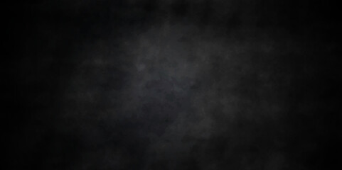 Old wall stone for dark black distressed grunge background wallpaper. rough concrete wall. Abstract black stone wall texture grunge rock surface. dark gray background backdrop. wide panoramic banner.