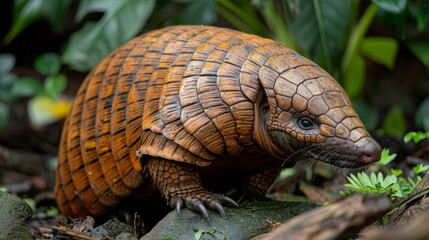 Fototapeta premium Adorable Javanese Porcupine in the Wild