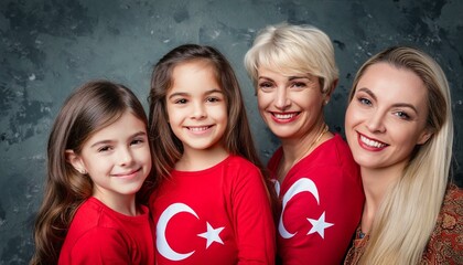 Patriotic family portraits