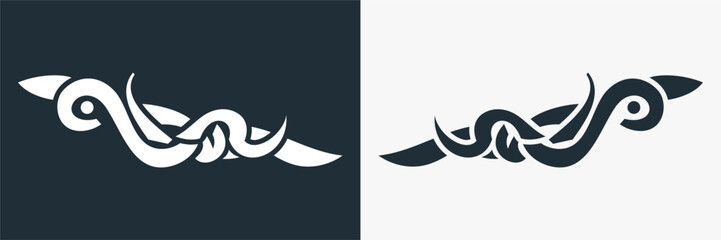 tribal tatoo wings background creative doodle art and sketches