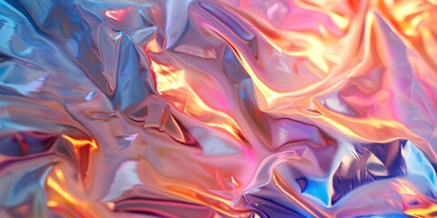 Obraz premium close up of a colorful background with pattern of folds