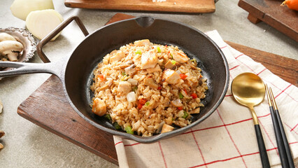 Fried Rice with Healthy Ingredients