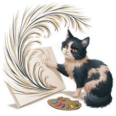 cat drawing