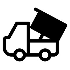 unloading glyph icon vector illustration  isolated on white background