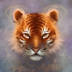 portrait of a tiger