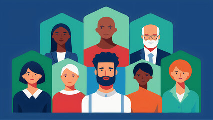 Diverse Group Of Candidates Representing Inclusion In A Modern Workplace