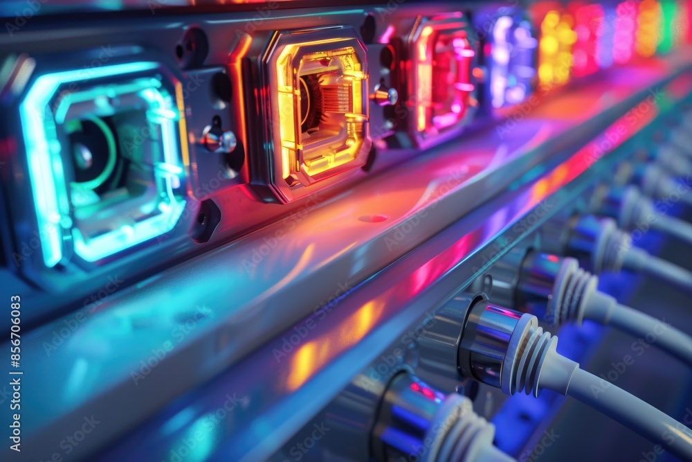 Poster a close-up view of a collection of electrical wires, suitable for use in technical or industrial con