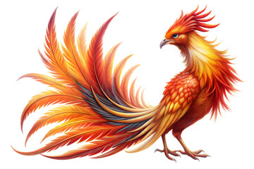 Fototapeta premium phoenix bird on a transparent background