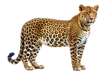 leopard on a transparent background