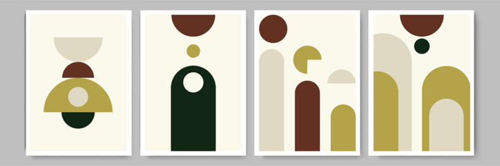 Boho wall art collection. Boho contemporary wall decoration