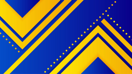 Modern abstract futuristic background with blue yellow color for banner poster flyer or presentation