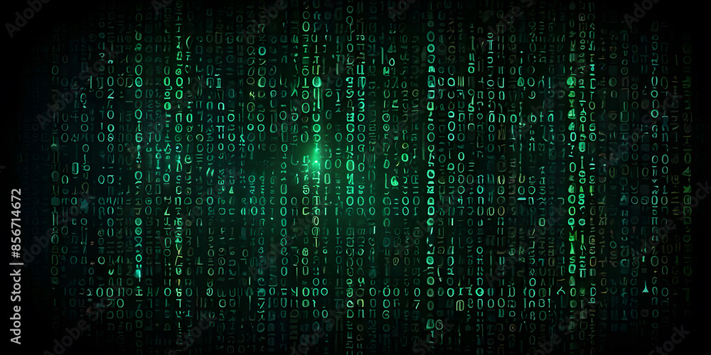 Poster matrix abstract background