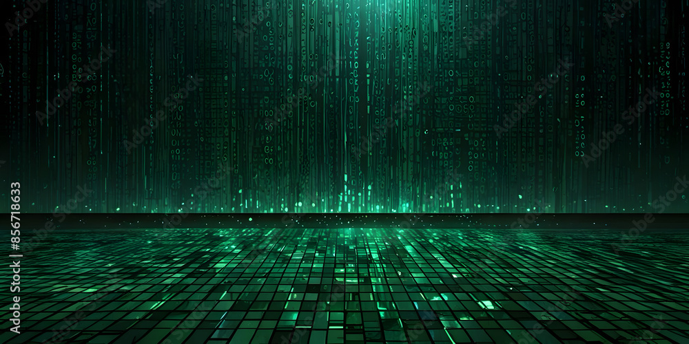 Poster matrix abstract background