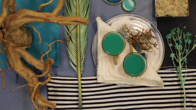 color palette mood board for interior design and decoration фильм