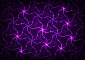Technology purple electric violet wave curve background