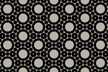 A black and gray bubbles pattern