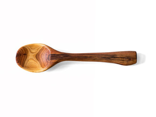 Wooden Spoon Isolated on a white background