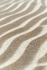Ripples in sand under sunlight
