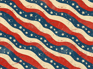 USA Americana Tiled Background