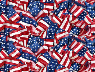 USA Americana Tiled Background