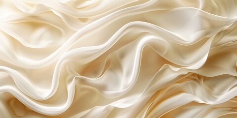 Obraz premium A creamy abstract texture with wavy lines and small bubbles, creating a soft and intricate visual effect.