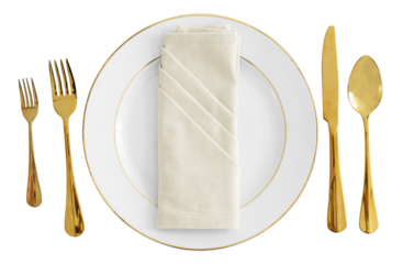 Fancy tableware png sticker, transparent background