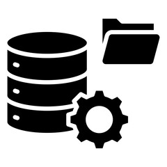 Data Management  Icon Element For Design