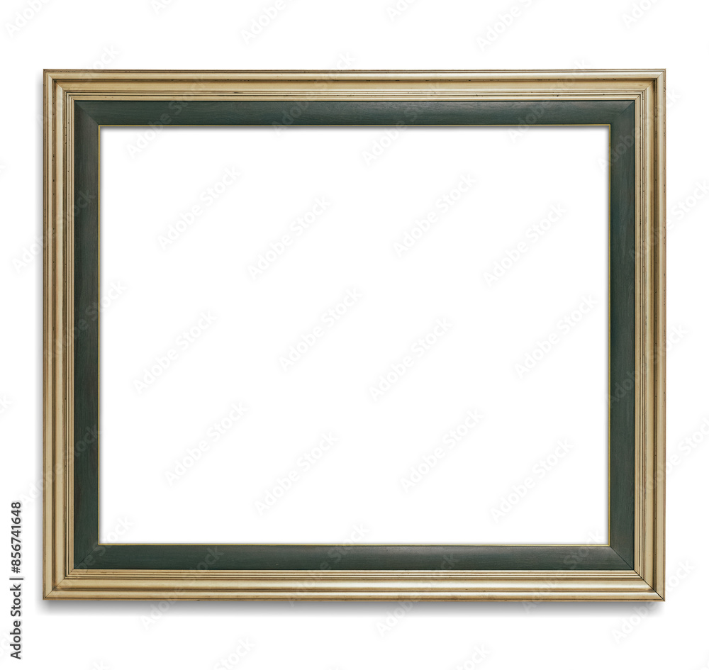 Canvas Prints wooden picture frame mockup transparent png