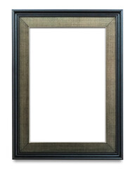 Metallic blue picture frame transparent png