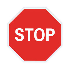 Stop sign png sticker, transparent background