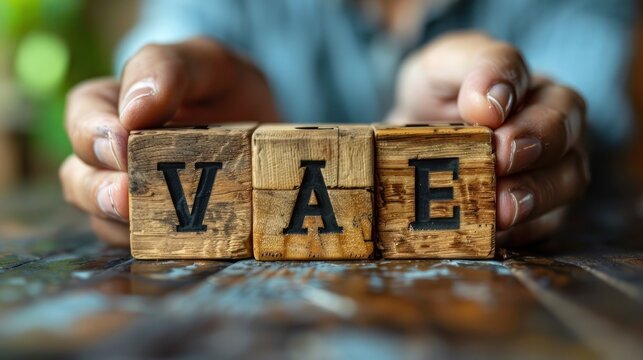 Wooden Blocks Spelling VAE